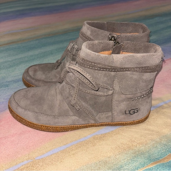 Ugg Reid Slate Ankle Boots women’s size 7 - Picture 2 of 10